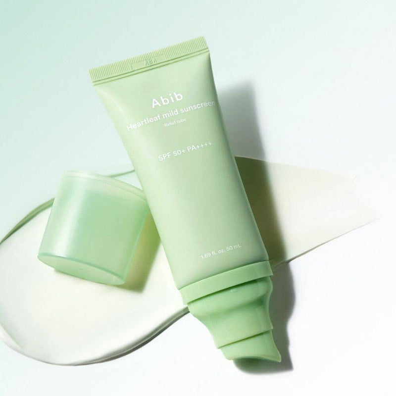 Abib Heartleaf Mild Sunscreen Relief Tube SPF50+ 50ml