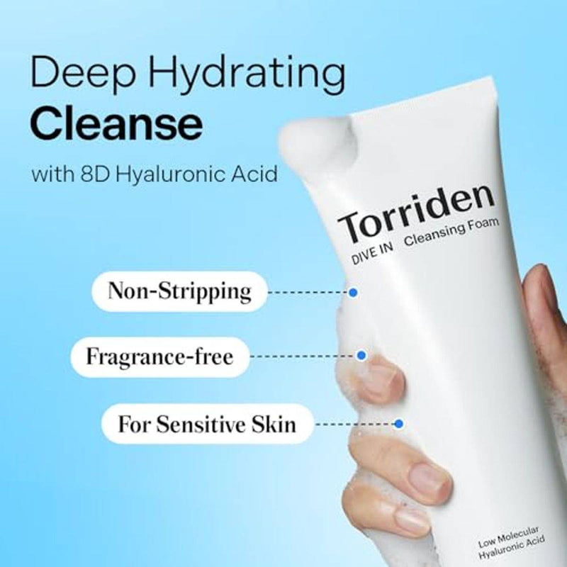 Torriden Dive-In Low Molecular Hyaluronic Acid Cleansing Foam 150ml