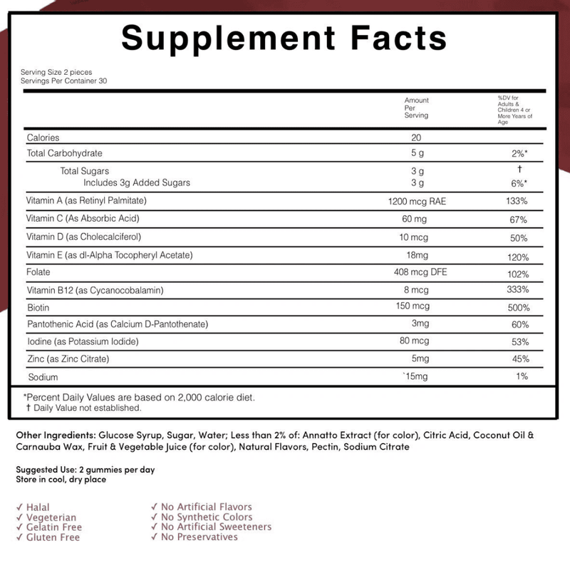 Vitamina Adult Multivitamin 60 Gummies