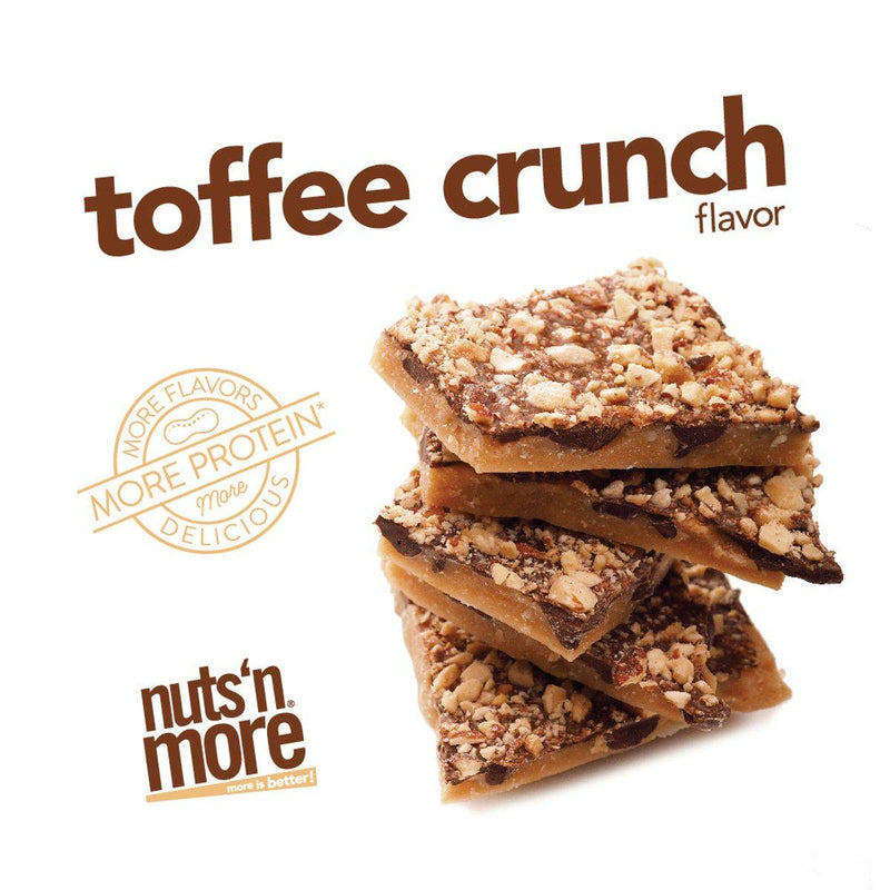 Nuts 'N More Protein Peanut Butter Spread Toffee Crunch 429g