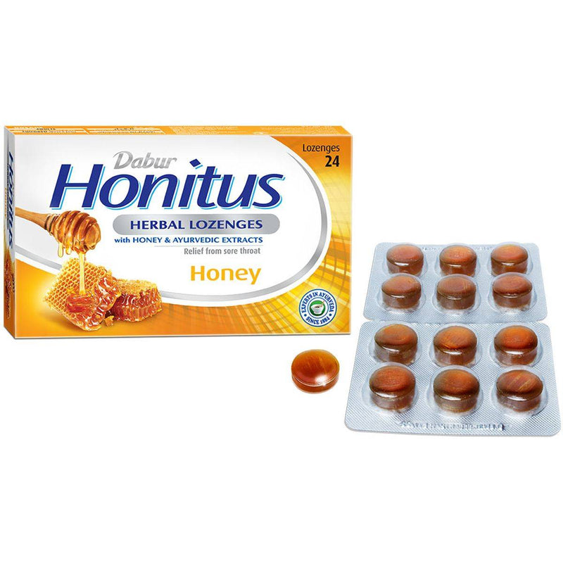 Dabur Honitus Herbal Honey 24 Lozenges