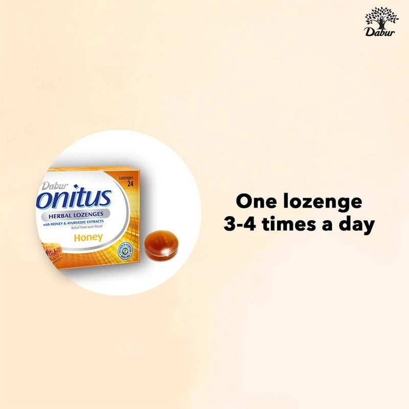 Dabur Honitus Herbal Honey 24 Lozenges