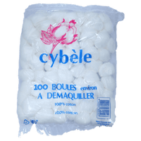Cybele White Cotton Balls 100 Pieces