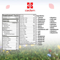 Vitaced Complete A-Z Multivitamin + Lutein & Q10 30 Tablets