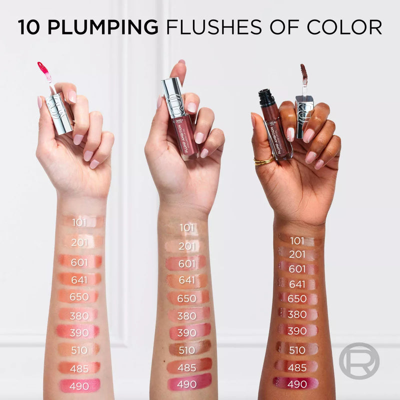 Loreal Paris Plump Ambition Hyaluron Lip Oil 650 Nude Macaron