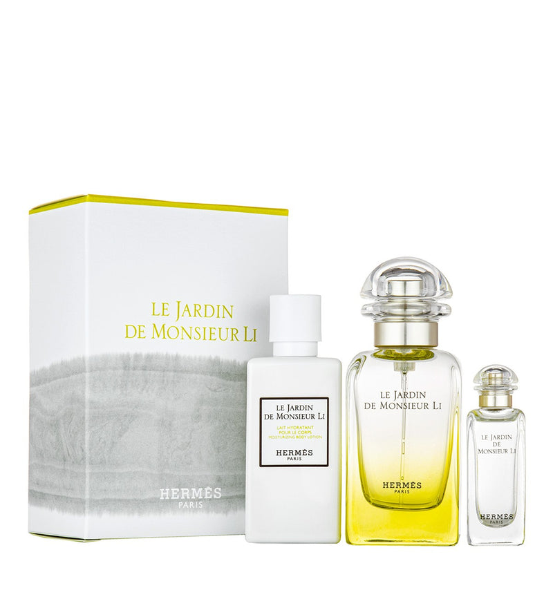 Hermes Le Jardin De Monsieur Li (U) Set EDT 50ml + EDT 7.5ml + Moisturizing Body Lotion 40ml