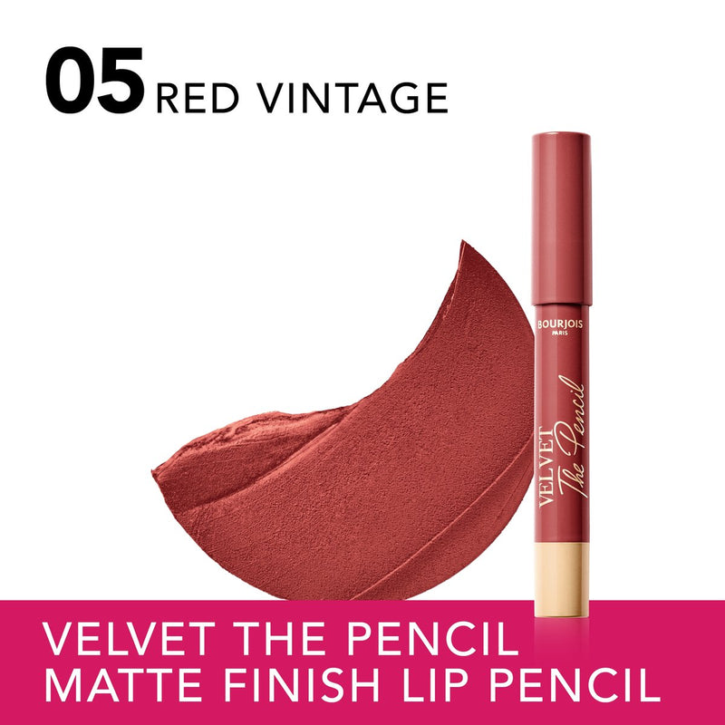 Bourjois Velvet The Pencil Lipstick 05 Red Vintage 3g