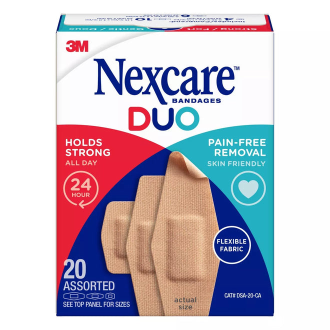 Nexcare Bandages Duo Assorted 20 Plasters
