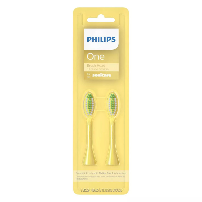 Philips Sonicare One Toothbrush Heads Mango BH1022/02 2 Pack