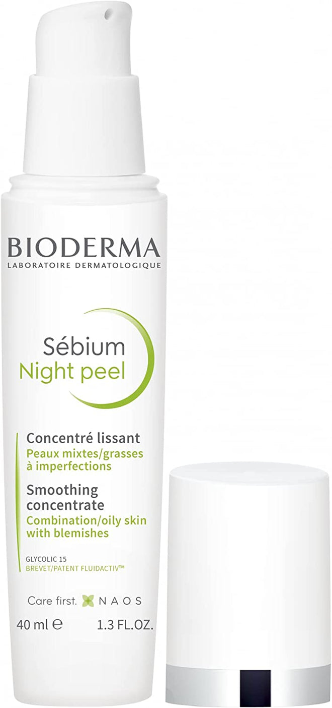 Bioderma Sebium Night Peel Smoothing Concentrate Gel 40ml
