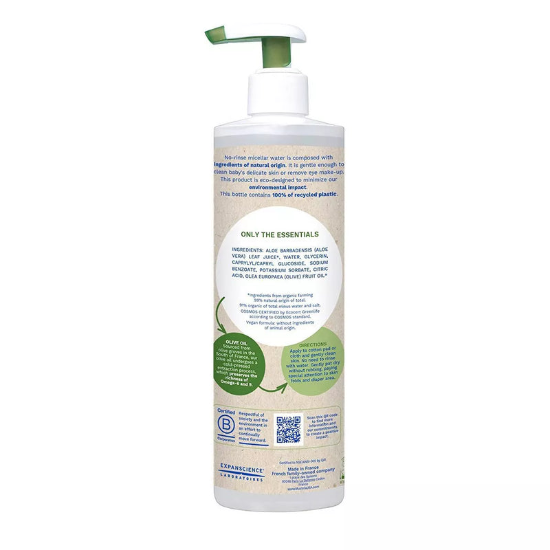 Mustela Baby Bio Organic Micellar Water 400ml