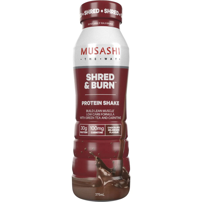 Musashi Shred & Burn Shake Chocolate 375ml