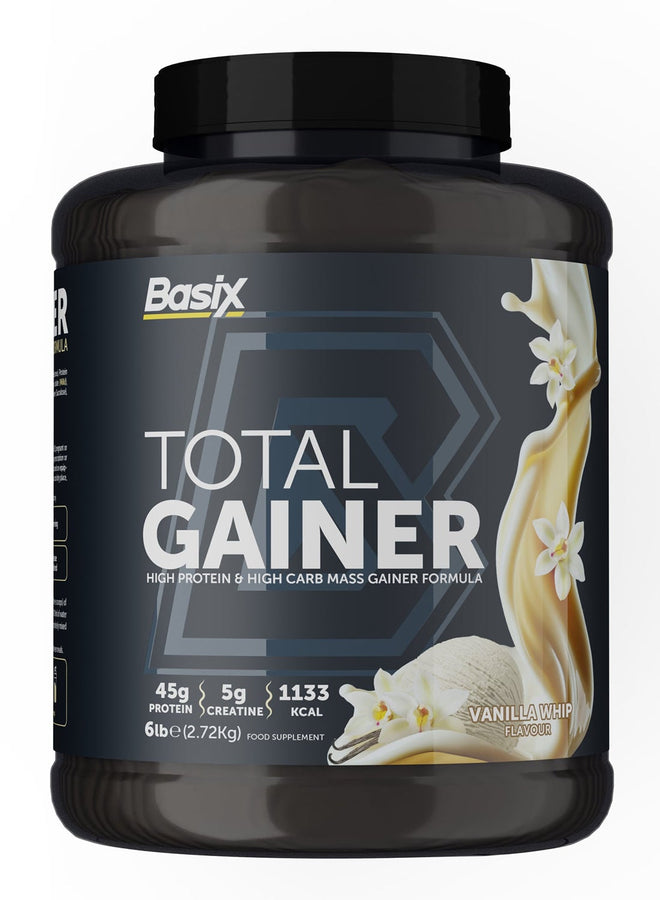 Basix Total Gainer Vanilla Whip 2.72kg