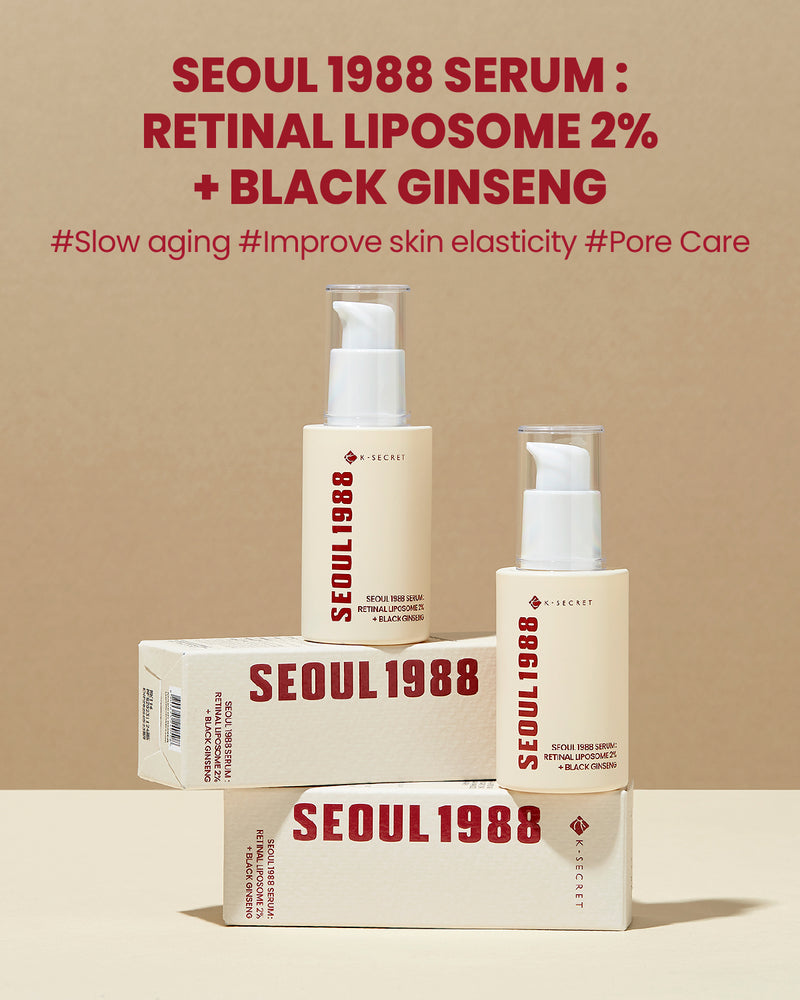 K-Secret Seoul 1988 Eye Cream : Retinal Liposome 4% + Fermented Bean 30ml