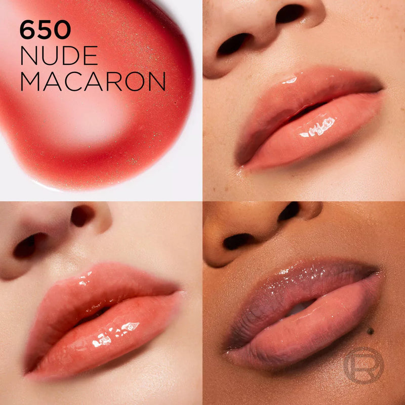 Loreal Paris Plump Ambition Hyaluron Lip Oil 650 Nude Macaron