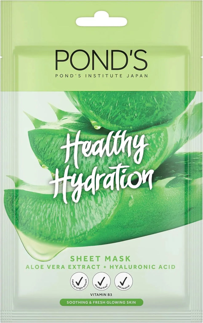 Ponds Healthy Hydration Sheet Mask Aloe Vera 25ml