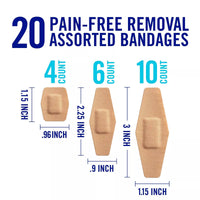 Nexcare Bandages Duo Assorted 20 Plasters