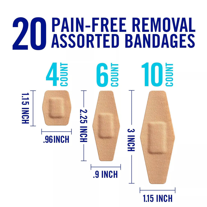 Nexcare Bandages Duo Assorted 20 Plasters