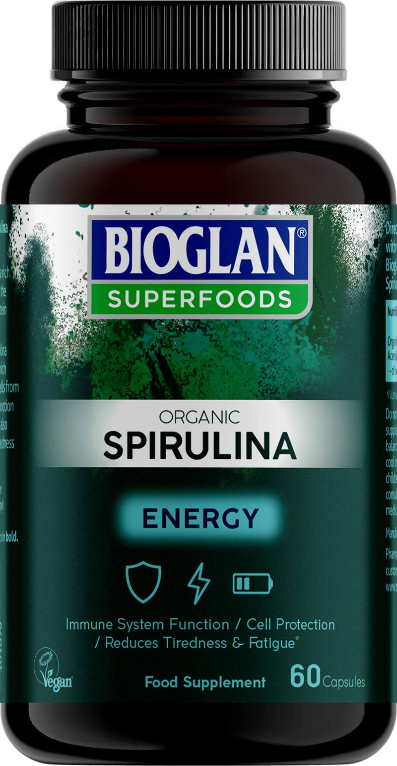 Bioglan Super Foods Organic Spirulina 60 Capsules