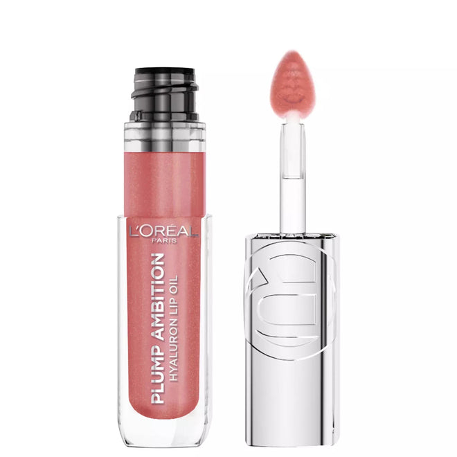 Loreal Paris Plump Ambition Hyaluron Lip Oil 650 Nude Macaron