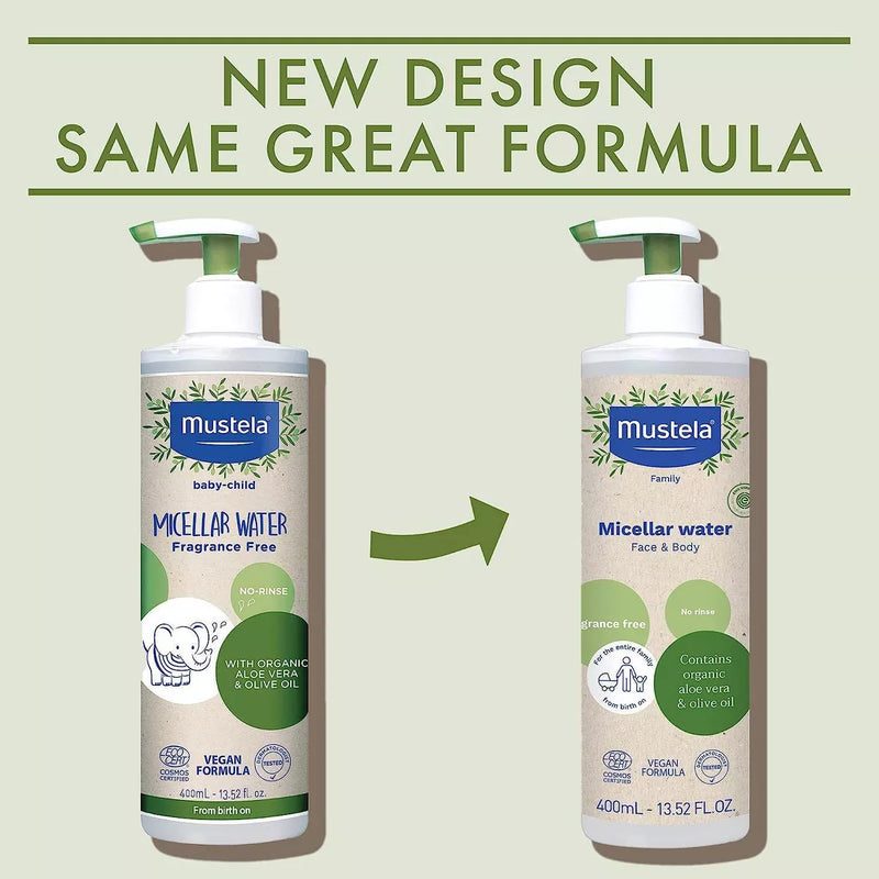 Mustela Baby Bio Organic Micellar Water 400ml