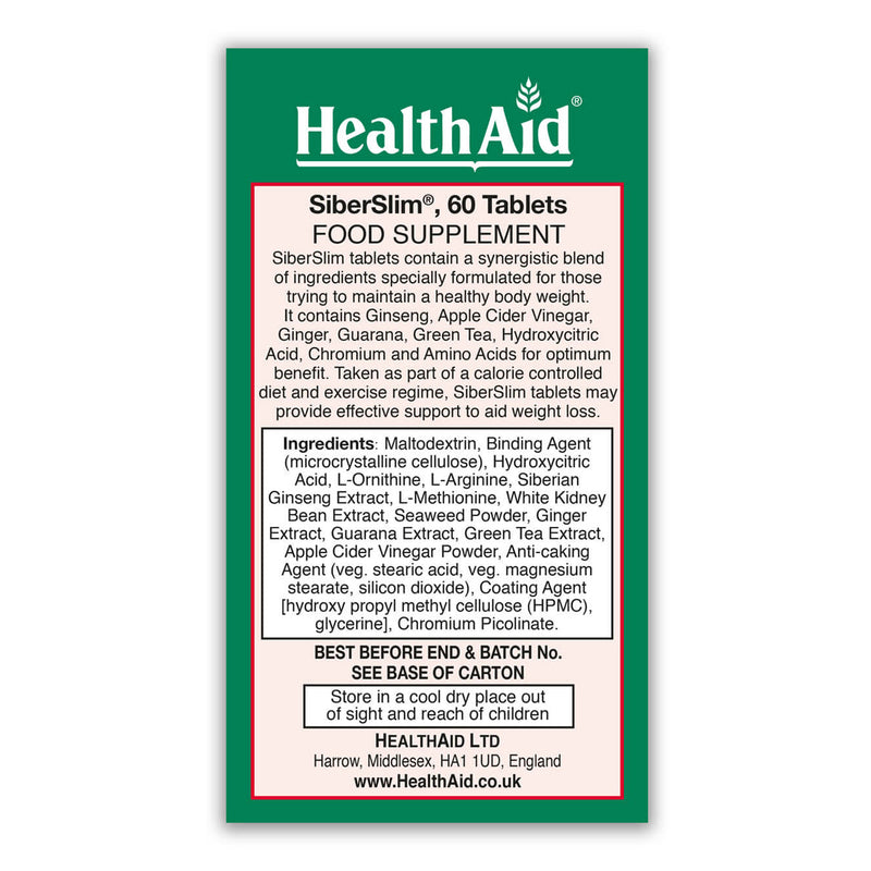 HealthAid SiberSlim 60 Tablets