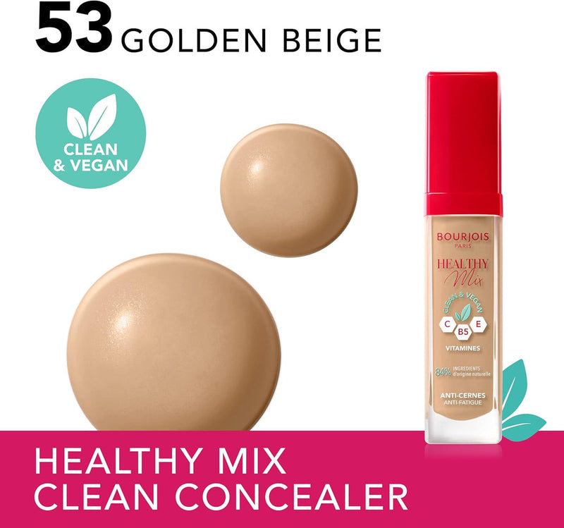Bourjois Healthy Mix Clean Liquid Concealer 53 Golden Beige 6ml