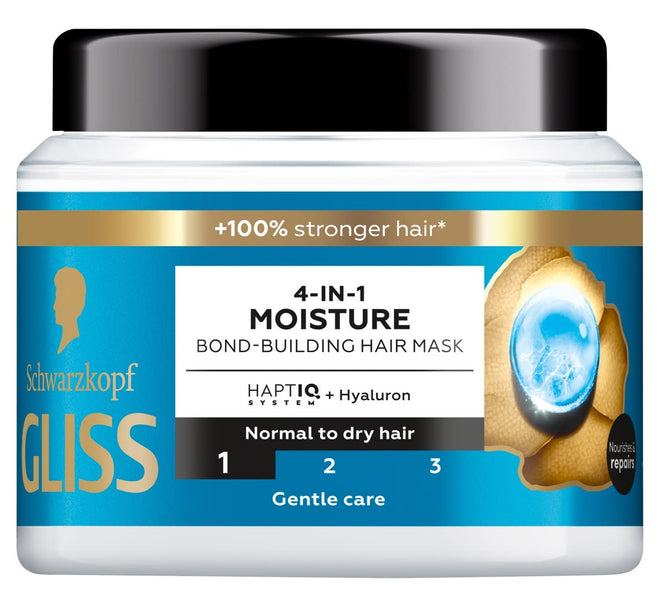 Schwarzkopf Gliss Bond Building Hair Mask 4 In 1 Moisture 400ml