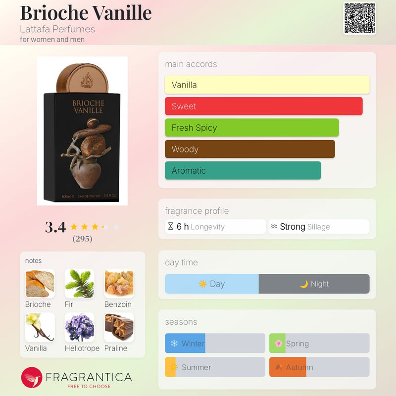 Lattafa Brioche Vanille (U) EDP 100ml