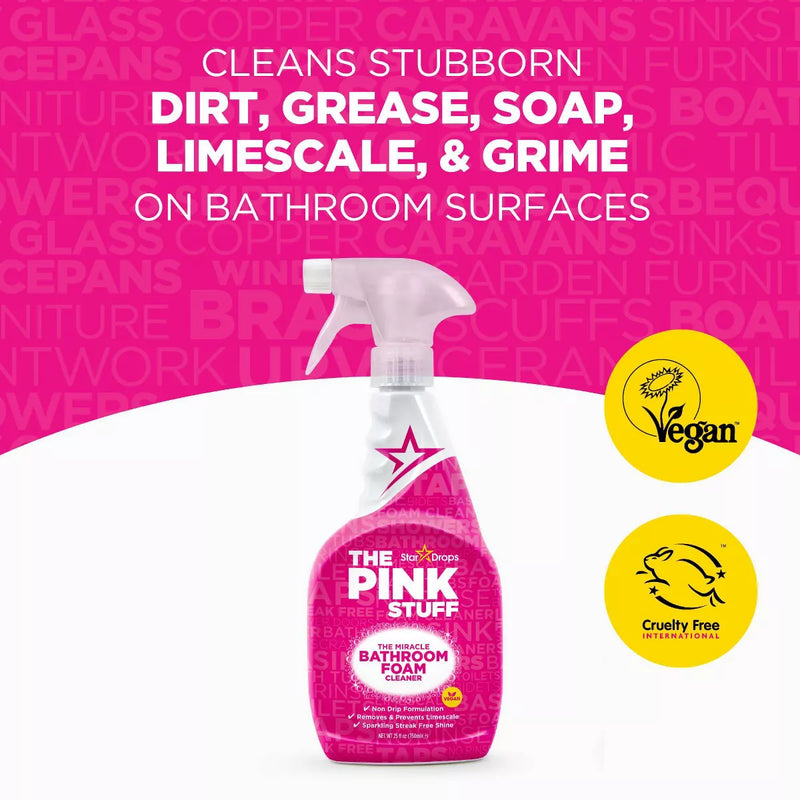 The Pink Stuff The Miracle Bathroom Cleaner Foam 750ml