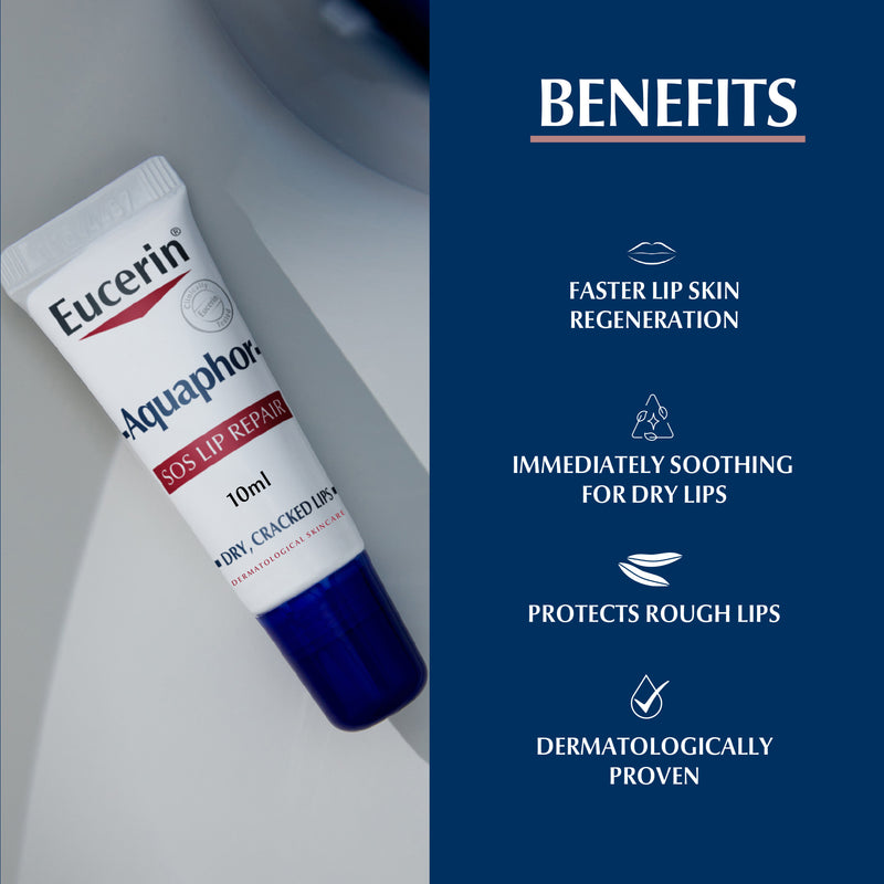 Eucerin Aquaphor SOS Lip Balm 10ml