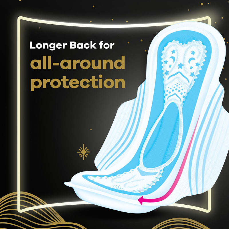 Always Sanitary Pads Maxi Thick Night 24 Count