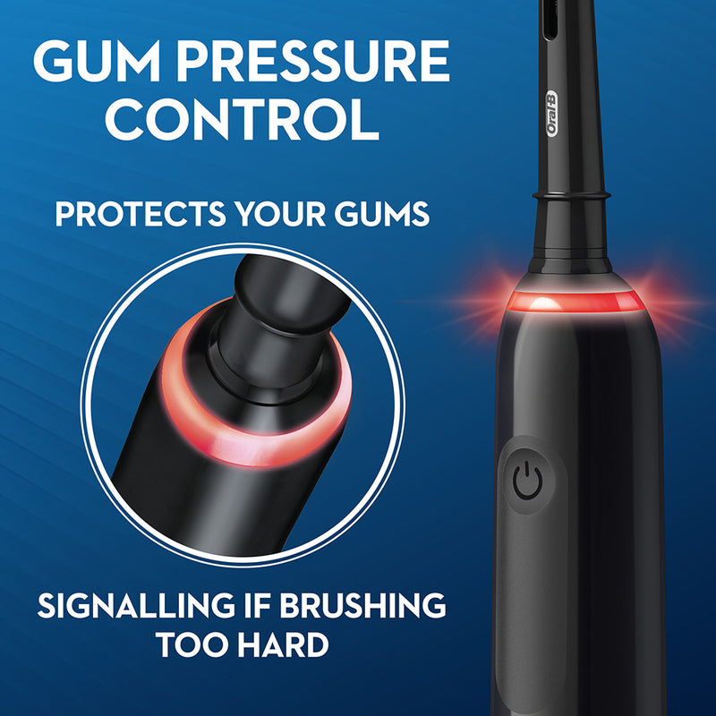 Oral B Electric Toothbrush Rechargeable Pro 3 3000 Black With Travel Case