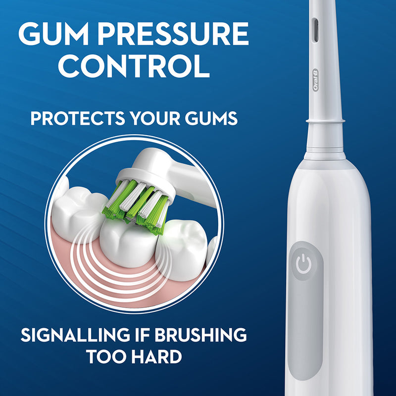 Oral B Electric Toothbrush Rechargeable Pro 1 1000 White