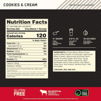 Optimum Nutrition Gold Standard 100% Whey Protein Cookies & Cream 837g