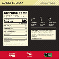 Optimum Nutrition Gold Standard 100% Whey Protein Vanilla Ice Cream 899g