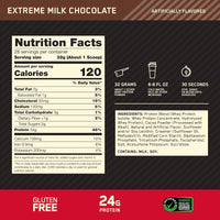 Optimum Nutrition Gold Standard 100% Whey Protein Extreme Milk Chocolate 899g