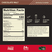 Optimum Nutrition Gold Standard 100% Whey Protein Chocolate Malt 899g