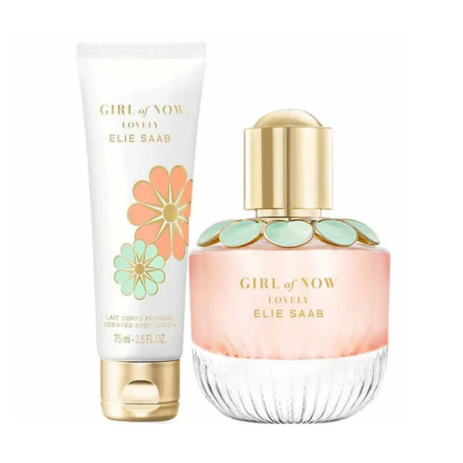 Elie Saab Girl Of Now Lovely (W) Set EDP 50ml + Scented Body Lotion 75ml