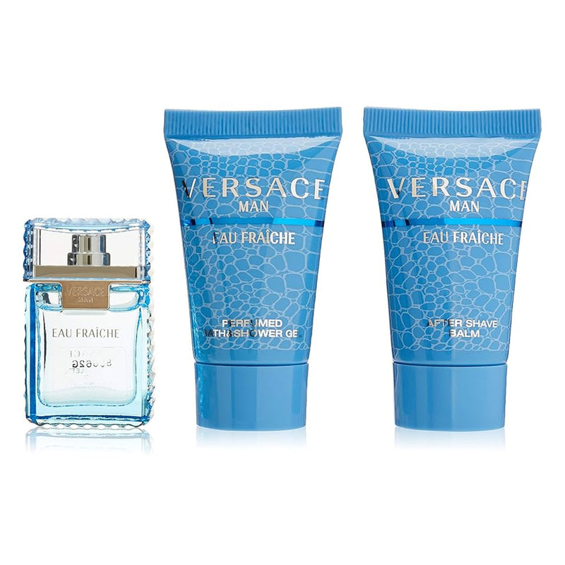 Versace Man Eau Fraiche (M) Set EDT 50ml + Aftershave 50ml + Showergel 50ml C