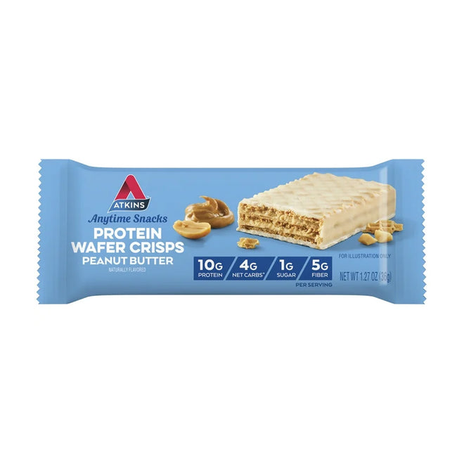 Atkins Snack Protein Wafer Crisps Peanut Butter 36g