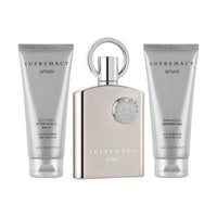 Afnan Supremacy Silver (M) Set EDP 100ml + Showergel 100ml & Aftershave 100ml