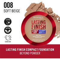 Rimmel Lasting Finish Matte Compact Foundation 008 Soft Beige 7g