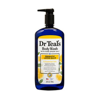 Dr Teals Body Wash With Pure Epsom Salt Prebiotic Lemon Balm 710ml