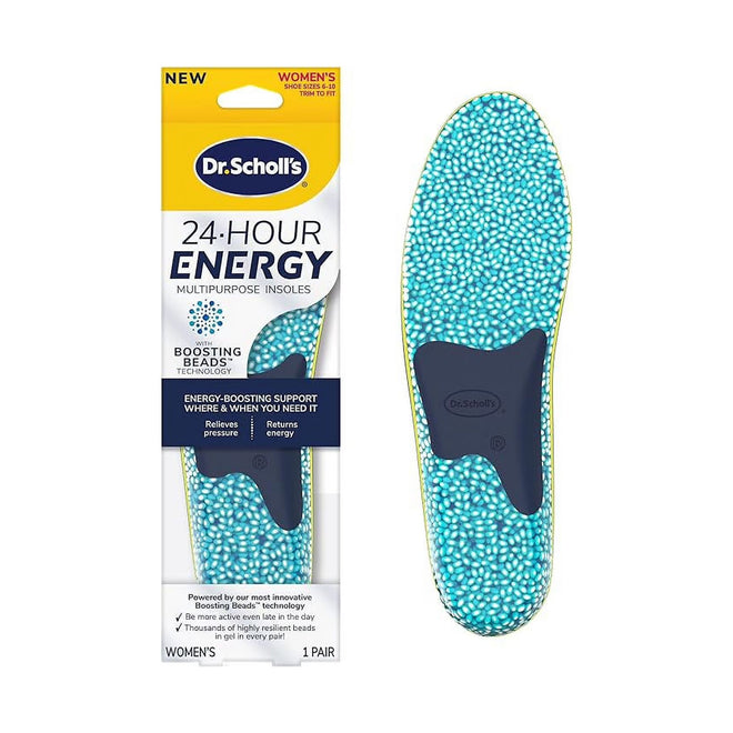 Dr Scholls 24 Hour Energy Multipurpose Insoles Womens 1 Pair