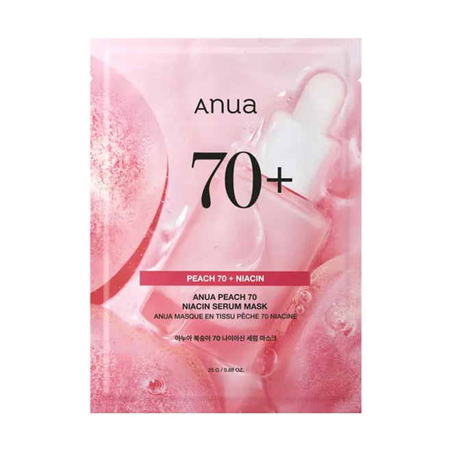 Anua Face Mask Peach 70 Niacin Serum 25ml
