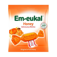 Em-Eukal Lozenges Sugar Free Honey Bag 50g