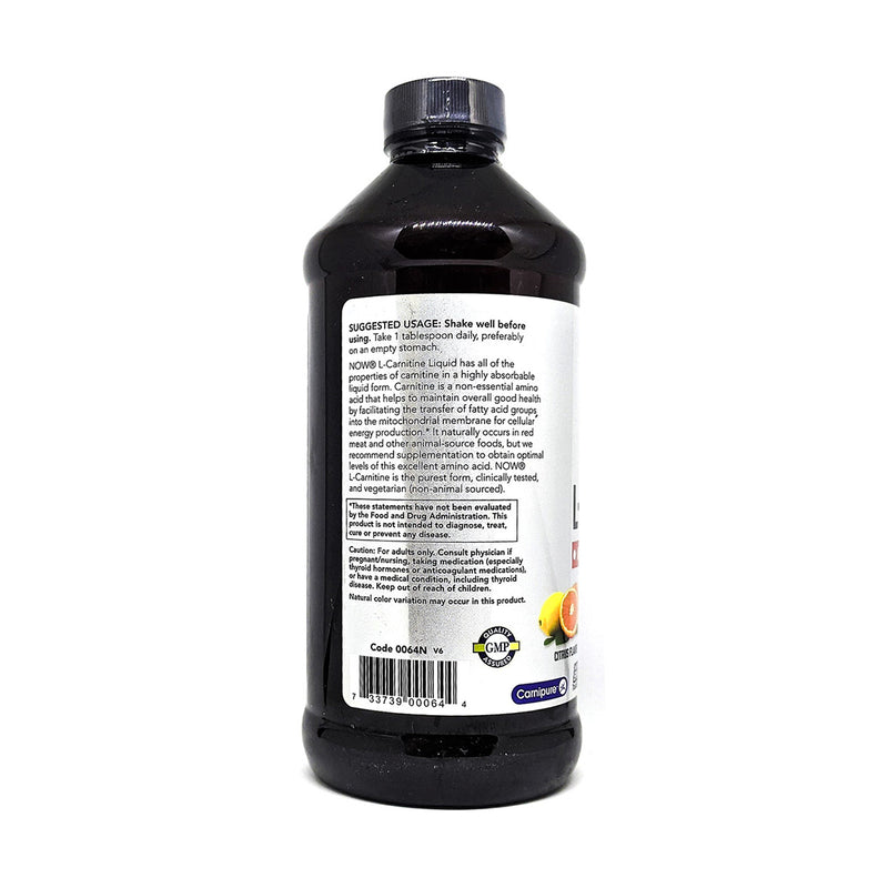 Now Sports L Carnitine 3000mg Triple Strength Liquid 473ml