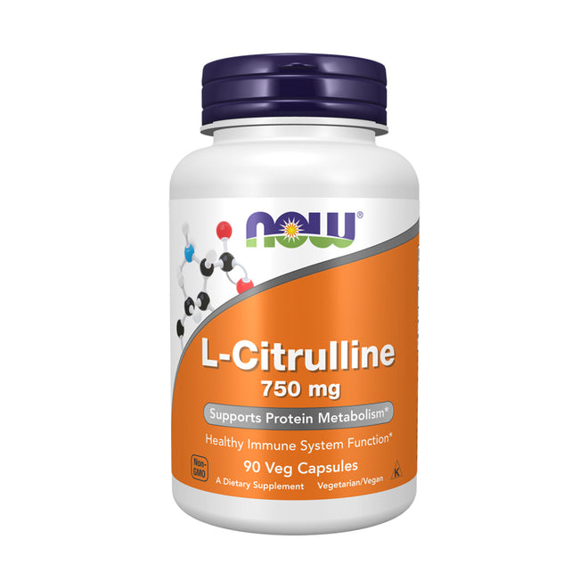 Now Citrulline 750mg 90 VegeCapsules