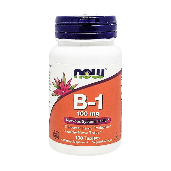Now Vitamin B1 100mg 100 Tablets